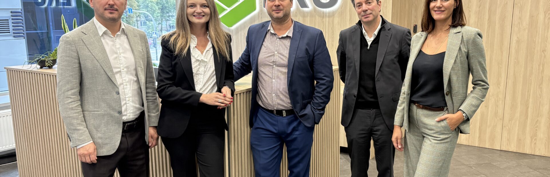 Europos tarybos vystymo banko delegacija prie LKU kredito unijų grupės logotipo