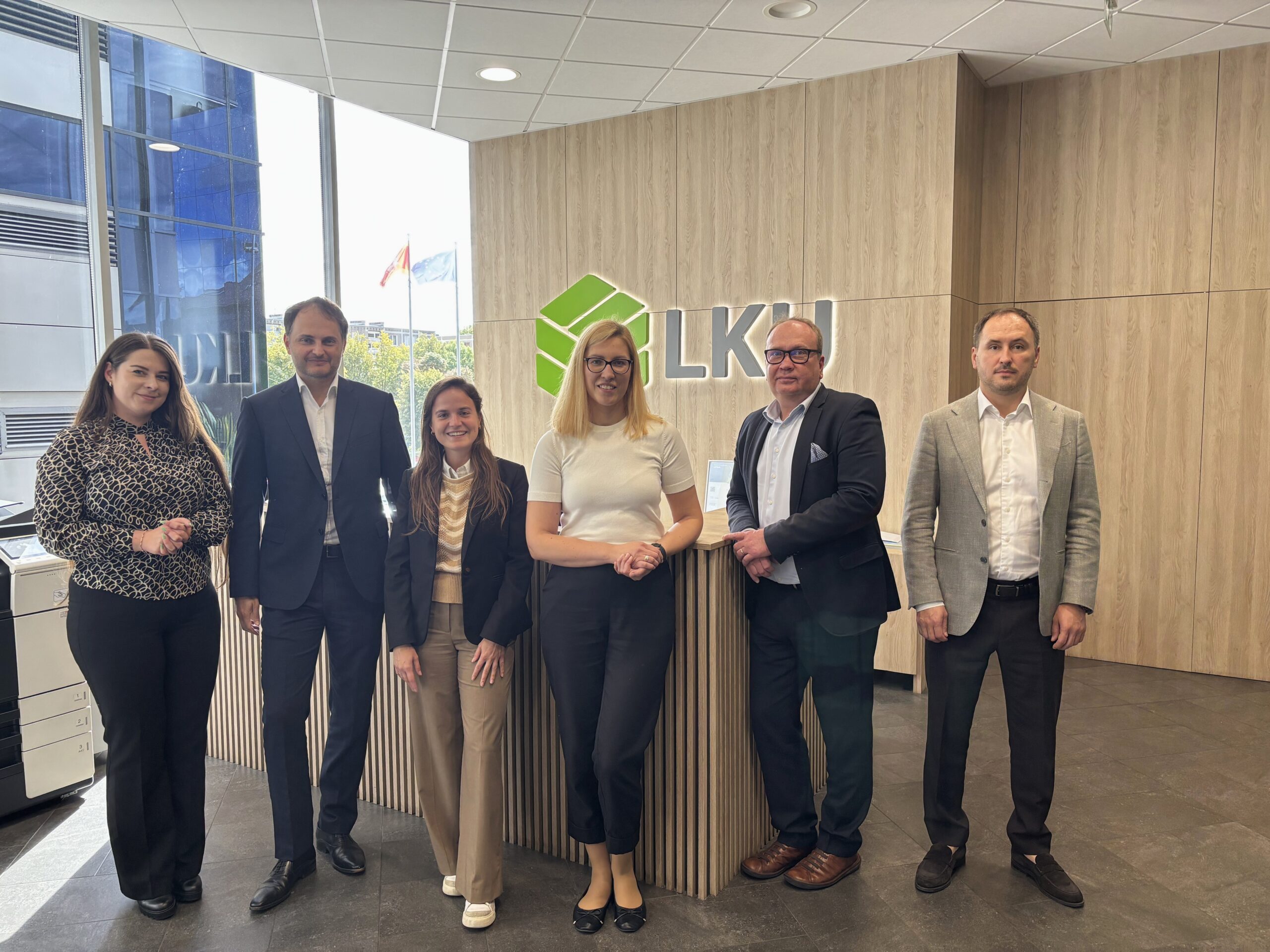 Europos investicijų fondo delegacija prie LKU kredito unijų grupės logotipo