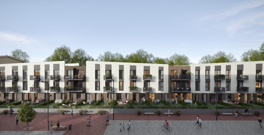Projekto Kaštonų apartamentai vizualizacija
