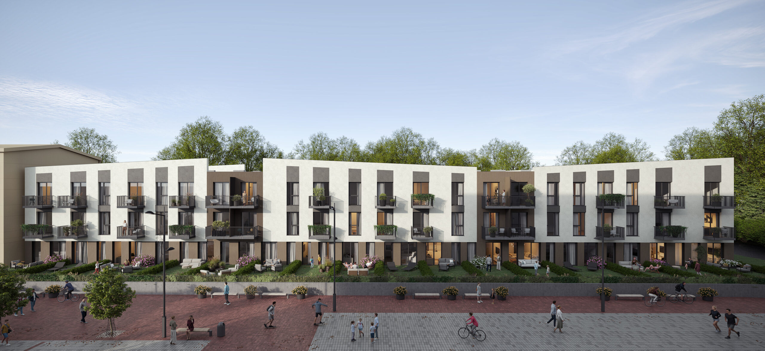 Projekto Kaštonų apartamentai vizualizacija